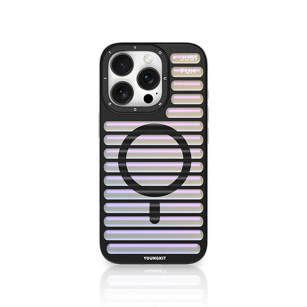 Youngkit Geek Serisi iPhone 16 Pro Kılıf M-safe Şarj Özellikli Kılıf Youngkit Geek Serisi iPhone 16 Pro Kılıf M-safe Şarj Özellikli Kılıf